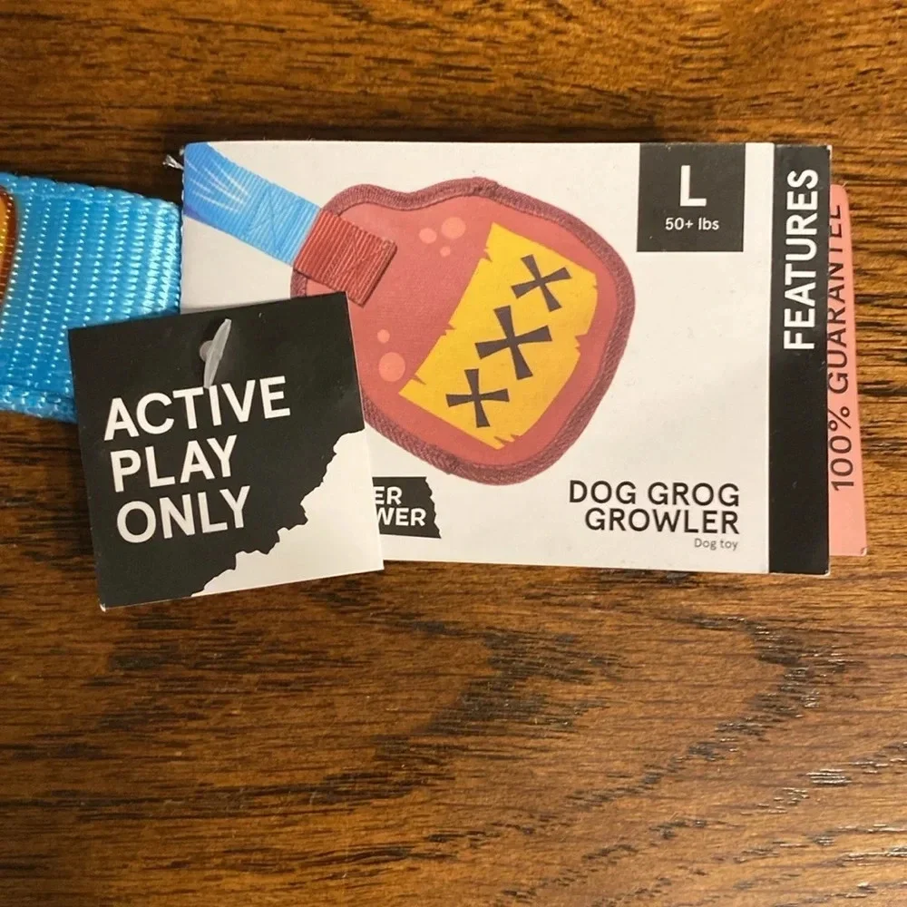 Bark Dog Grog Growler Dog Tug Toy
